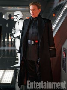 General hux uncomfortable in his costume
